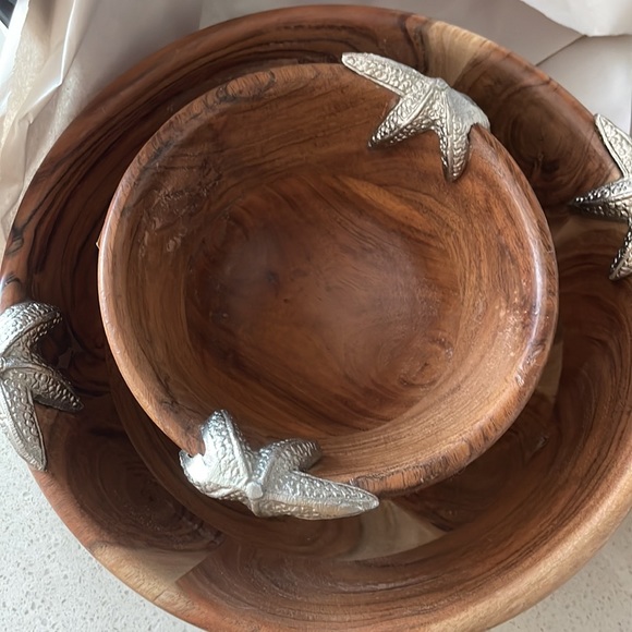 🌟 🏵Beautiful handcrafted serving bowls🏵 - Picture 2 of 7
